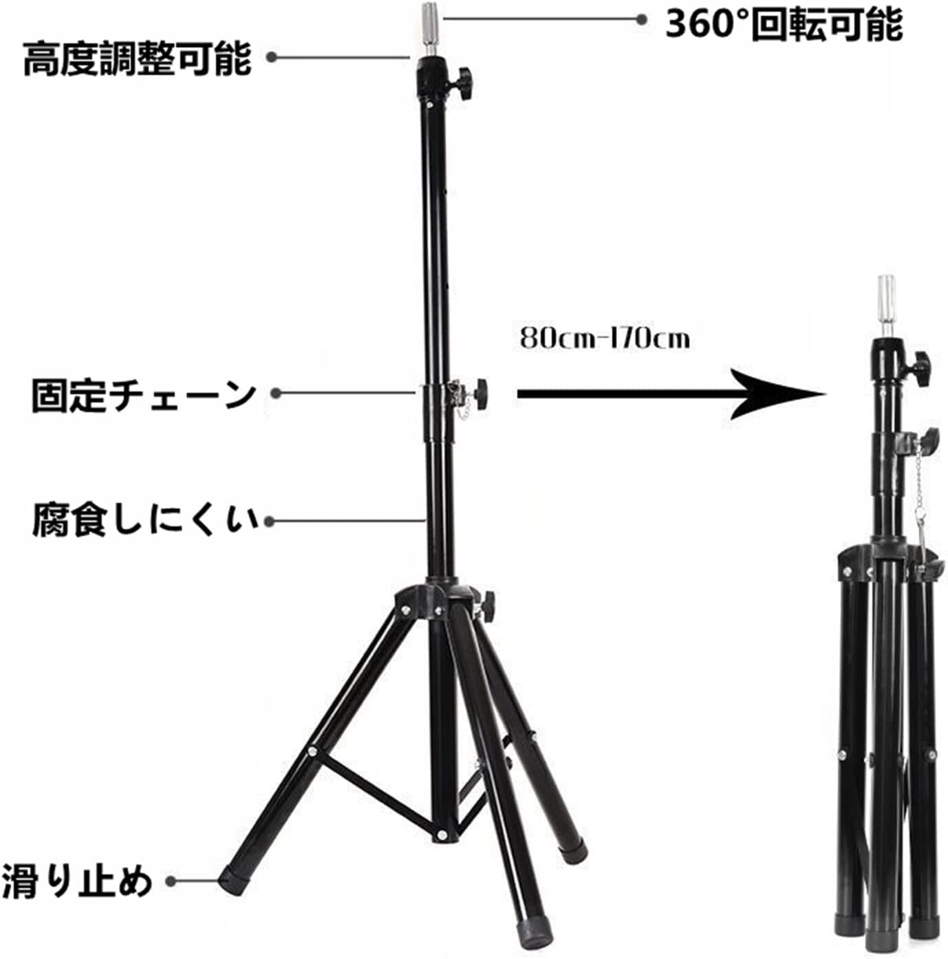 Amazon.co.jp: スタンドクランプ 三脚スタンド マネキンスタンド